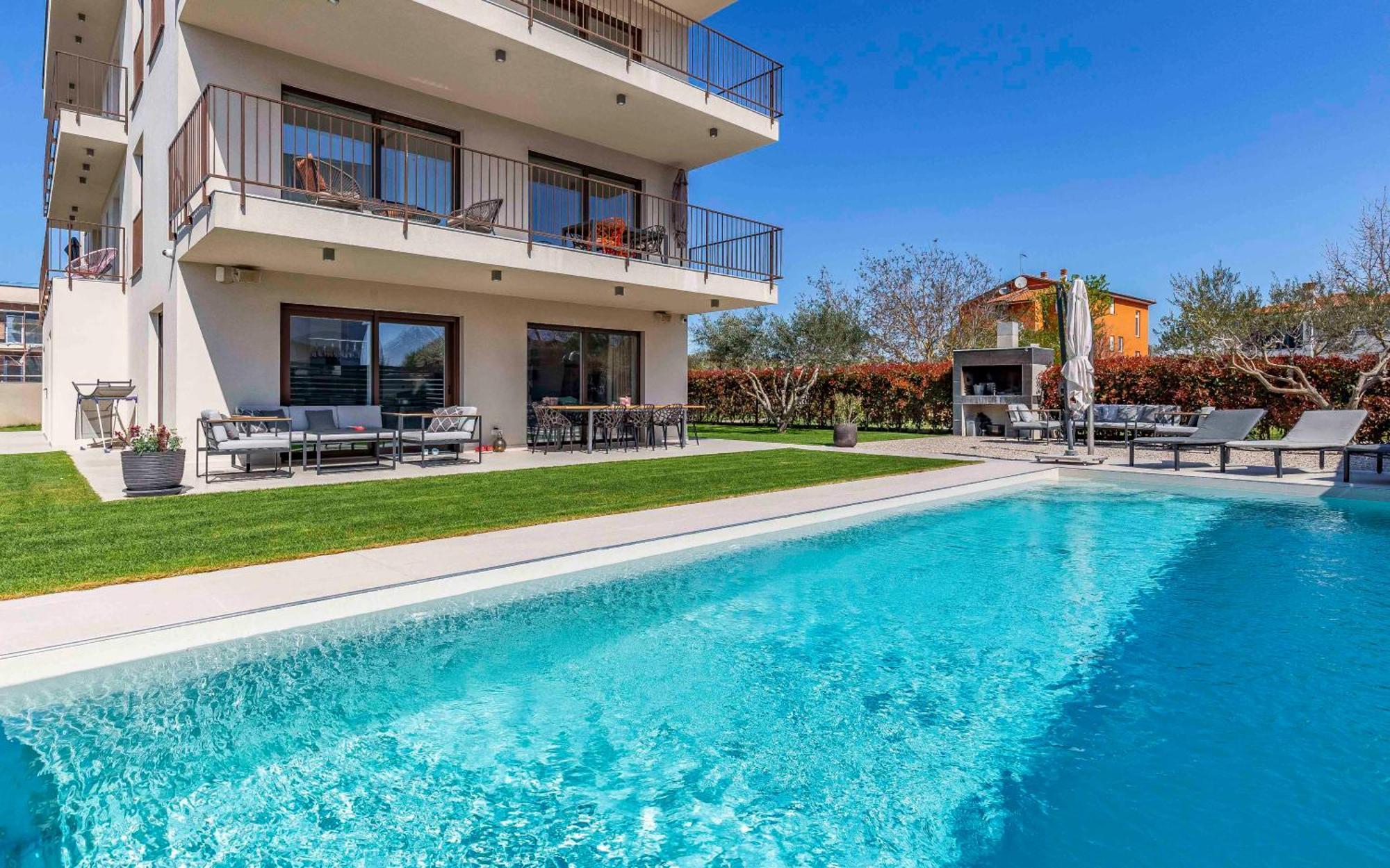 Ap Caci Mit Pool - Istriensonne 0712-0737 Daire Medulin Dış mekan fotoğraf
