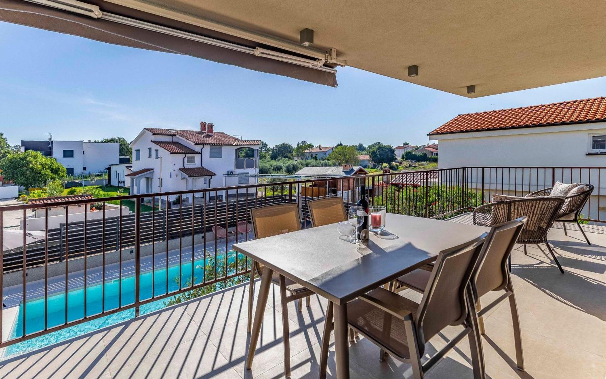 Ap Caci Mit Pool - Istriensonne 0712-0737 Daire Medulin Dış mekan fotoğraf